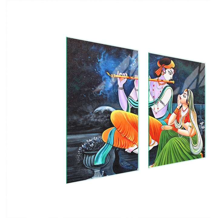 TMK ArtDeko üveg tűzhelyvédő lap, 35x30x52 cm, modern design, könnyen tisztítható