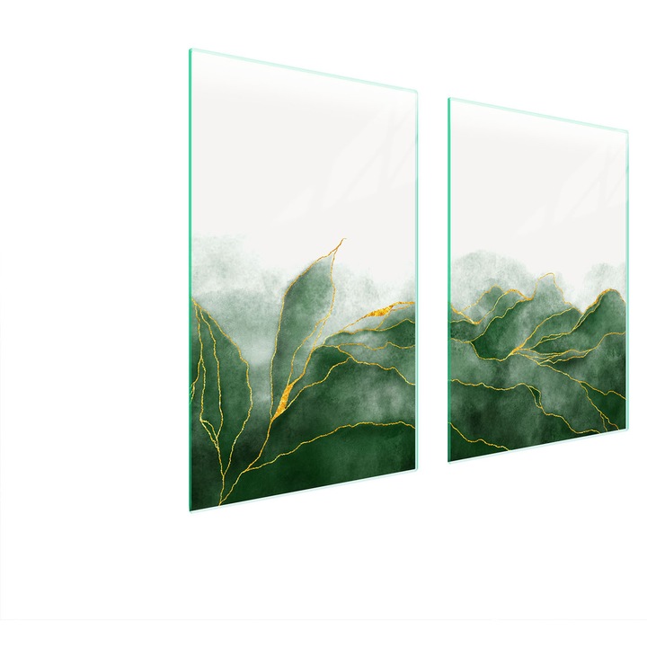 Üveg tűzhelyvédő lap TMK ArtDeko, 35x30x52cm, modern design, könnyen tisztítható