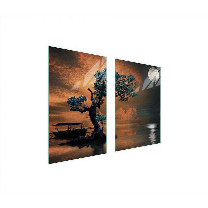 Üveg tűzhelyvédő lap TMK ArtDeko, 35x30x52cm, modern design, könnyen tisztítható