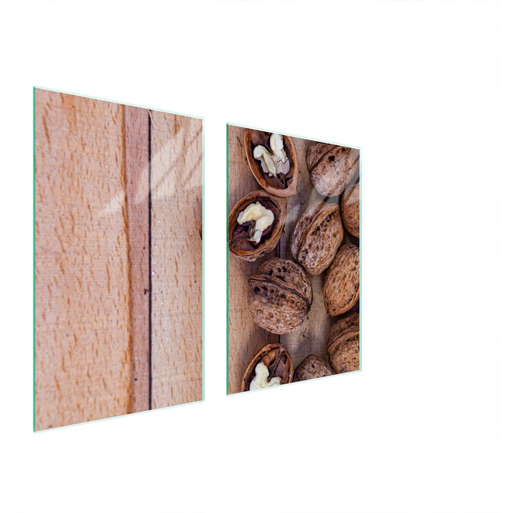 TMK ArtDeko üveg tűzhelyvédő lap, 35x30x52cm, modern design, könnyen tisztítható, többszínű