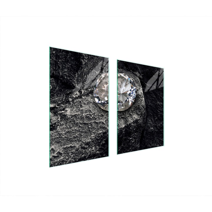 Üveg tűzhelyvédő lap TMK ArtDeko, 35x30x52cm, modern design, könnyen tisztítható