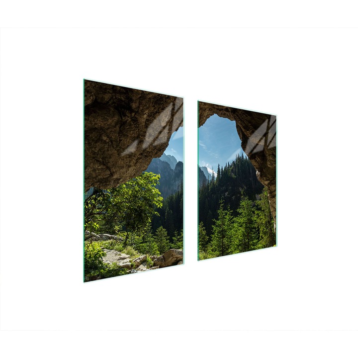 Üveg tűzhelyvédő lap TMK ArtDeko, 35x30x52cm, modern design, könnyen tisztítható