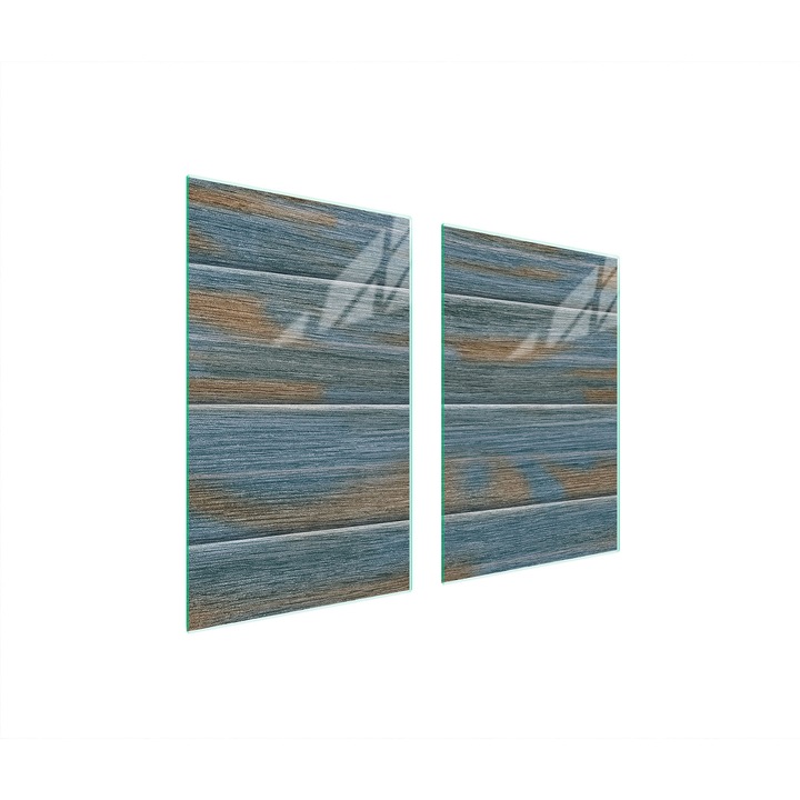 Üveg tűzhelyvédő lap TMK ArtDeko, 35x30x52cm, modern design, könnyen tisztítható