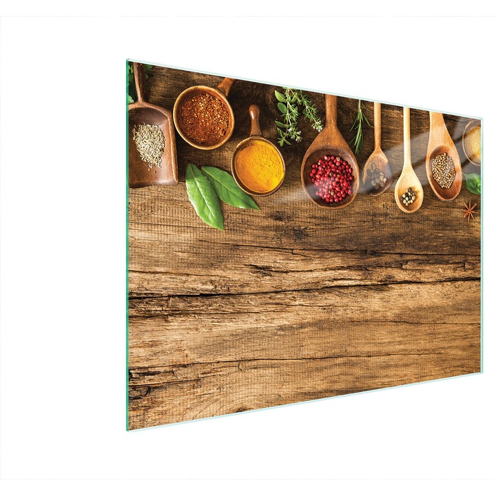 Кухненска дъска за рязане, TMK ArtDeko, стъкло, 40x30см, многоцветна, 7 в 1