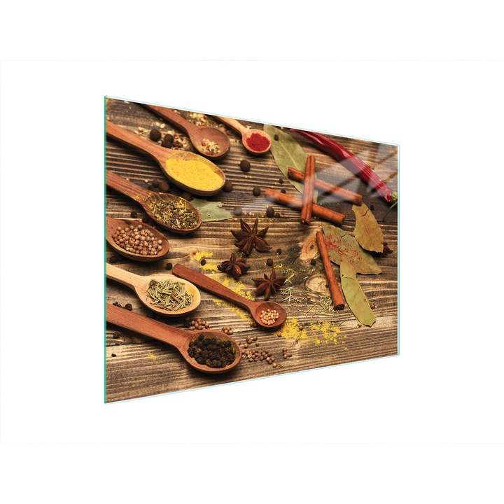 Кухненски плот, TMK ArtDeko, стъкло, 40x30 см, многоцветен, 7 в 1