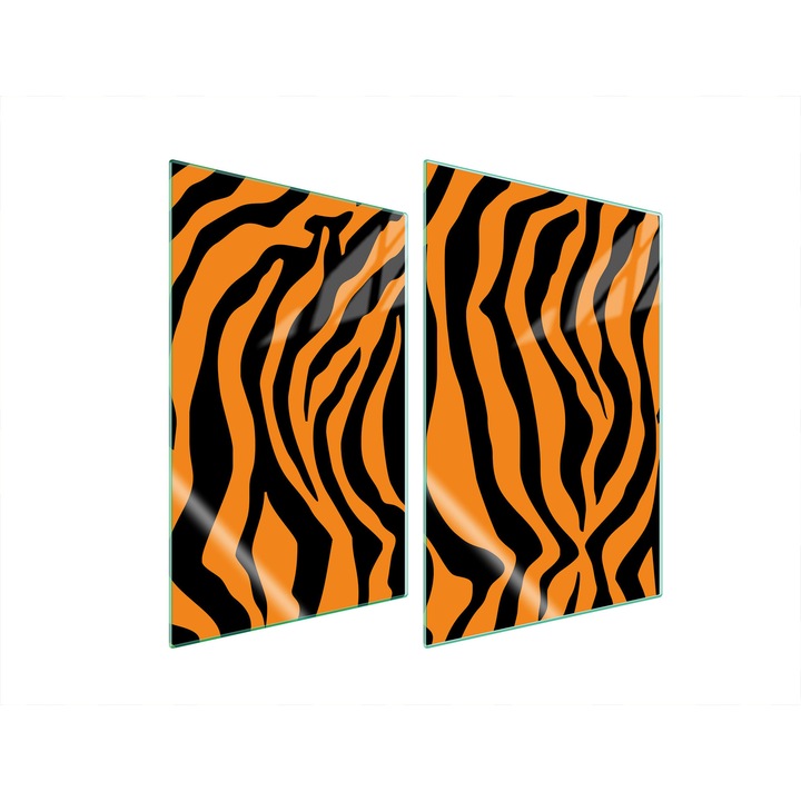 Konyhai üveg védőlapok, TMK ArtDeko, 2x 35x52 cm, többszínű, szett