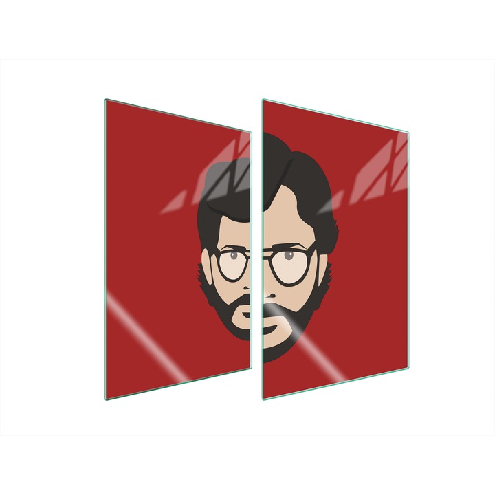 TMK ArtDeko konyhai üveg védőlapok, 2x 35x52 cm, többszínű, magas hőmérsékletnek ellenálló