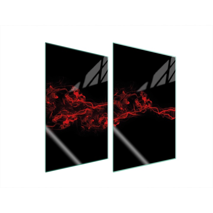 Konyhai üveg hátlap, TMK ArtDeko, 2x 35x52 cm, többszínű, magas hőmérsékletnek ellenálló