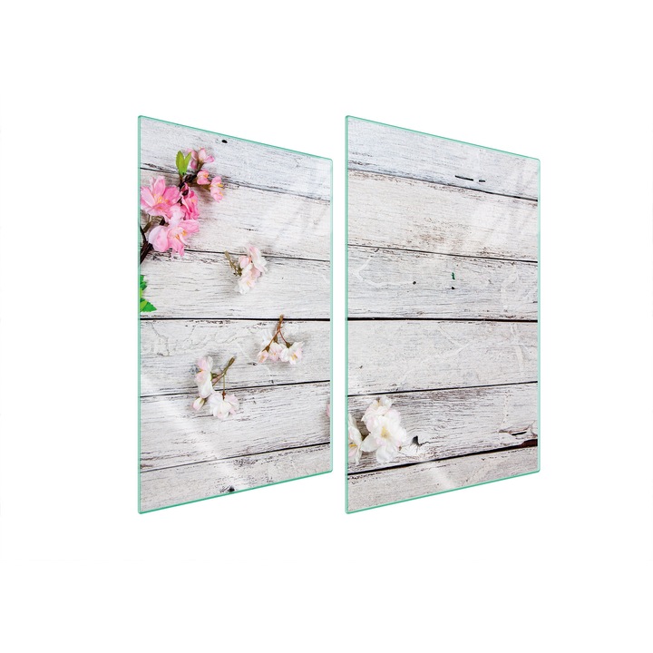 TMK ArtDeko konyhai üveg védőlemezek, 2x 35x52 cm, többszínű, magas hőmérsékletnek ellenálló