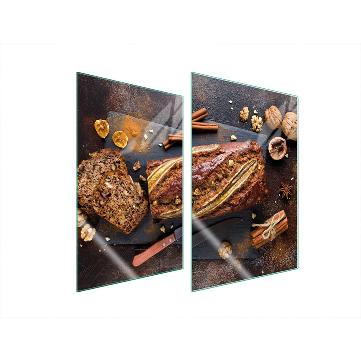 TMK ArtDeko konyhai üveg védőlapok, 2x 35x52 cm, többszínű, szett