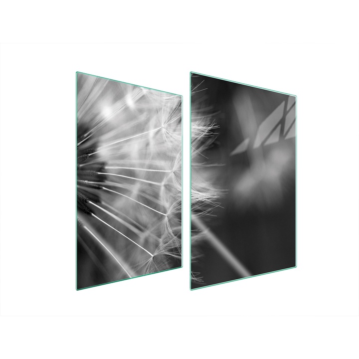 TMK ArtDeko Üveg konyhai hátfalpanelek, 2x 35x52 cm, többszínű