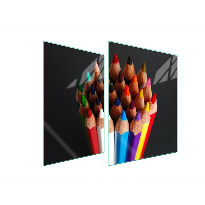 TMK ArtDeko üveg főzőlap védő, 30x40x52 cm, többszínű, sokoldalú felhasználás