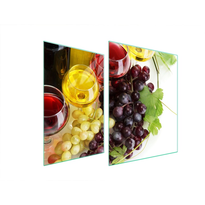 TMK ArtDeko üveg főzőlap védő, 30x40x52 cm, modern design, könnyen tisztítható, többszínű