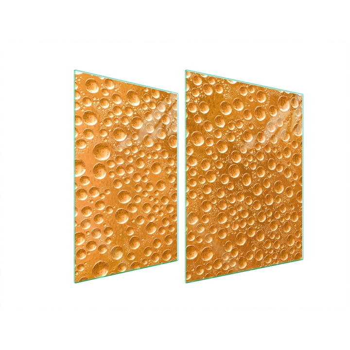 TMK ArtDeko üveg tűzhelyvédő, 30x40x52 cm, modern design, könnyen tisztítható