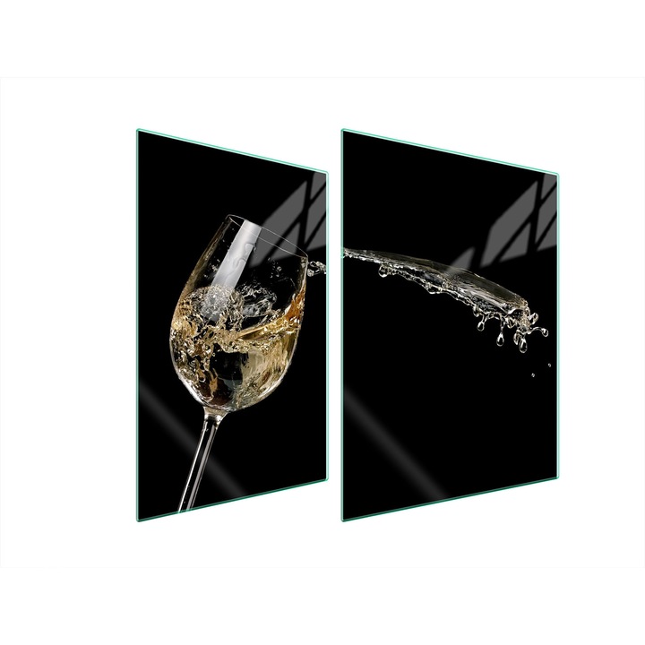 TMK ArtDeko üveg főzőlap védő, 30x40x52 cm, modern design, könnyen tisztítható, többszínű