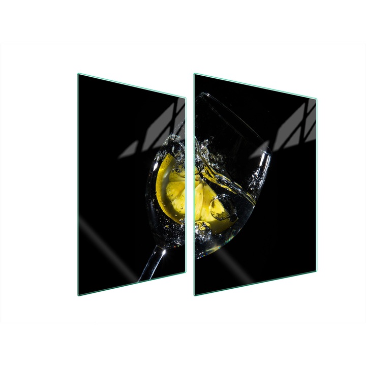 TMK ArtDeko üveg főzőlap védő, 30x40x52 cm, modern design, könnyen tisztítható, többszínű