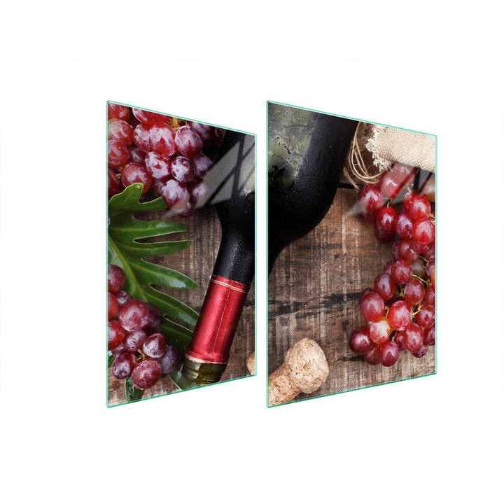 TMK ArtDeko üveg főzőlap védő, 30x40x52 cm, modern design, könnyen tisztítható, többszínű