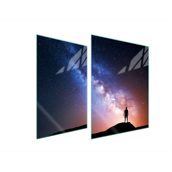 TMK ArtDeko üveg főzőlap védő, 30x40x52 cm, modern design, könnyen tisztítható, többszínű