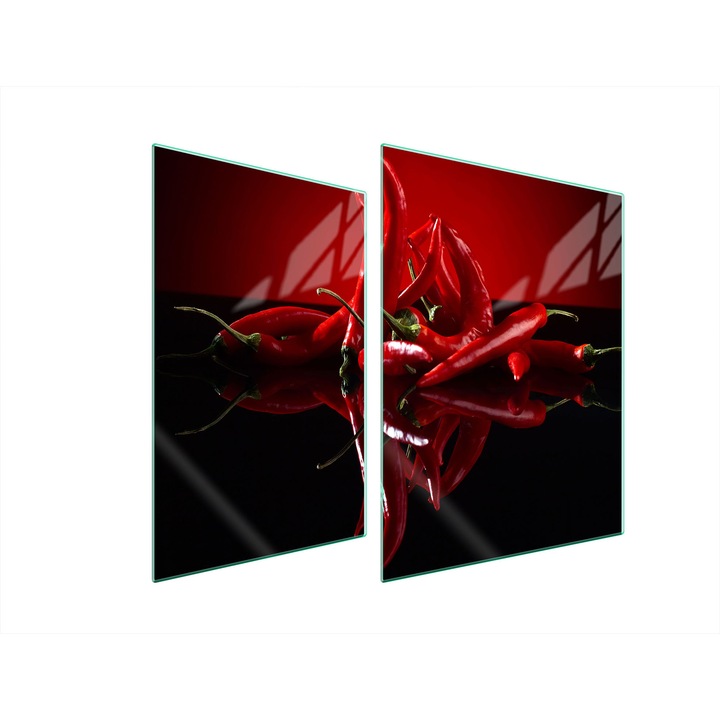 TMK ArtDeko üveg főzőlap védő, 30x40x52 cm, modern design, könnyen tisztítható, többszínű