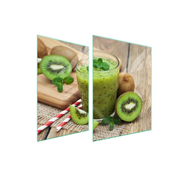 TMK ArtDeko üveg tűzhelyvédő lap, 30x40x52 cm, modern design, könnyen tisztítható