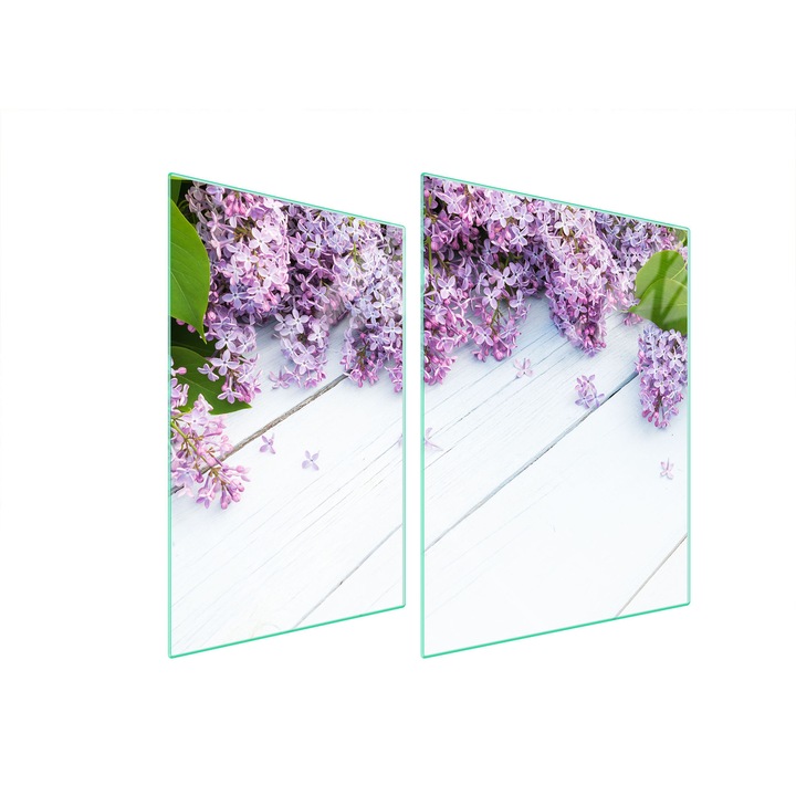 TMK ArtDeko 30x40x52cm üveg főzőlapvédő, modern design, könnyen tisztítható, többszínű