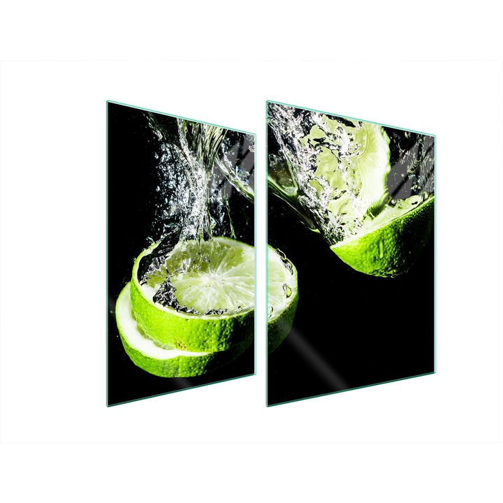 TMK ArtDeko üveg főzőlapvédő, 30x40x52 cm, modern design, könnyen tisztítható, többszínű