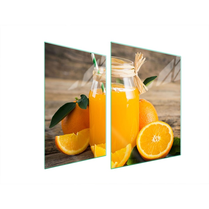 TMK ArtDeko üveg főzőlap védő, 30x40x52 cm, modern design, könnyen tisztítható, többszínű