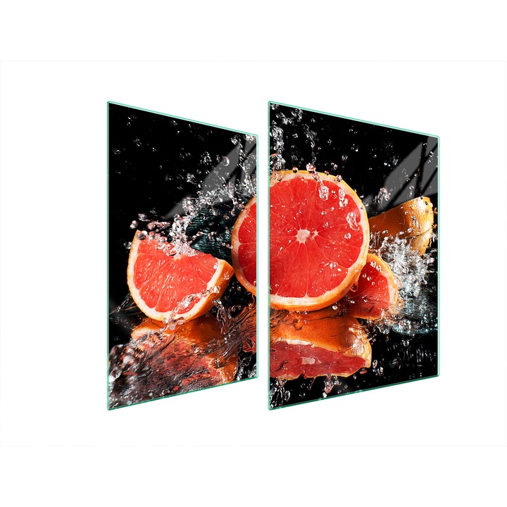 TMK ArtDeko üveg főzőlap védő, 30x40x52 cm, modern design, könnyen tisztítható, többszínű