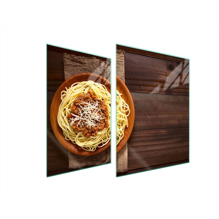 TMK ArtDeko üveg tűzhelyvédő lap, 30x40x52 cm, modern design, könnyen tisztítható