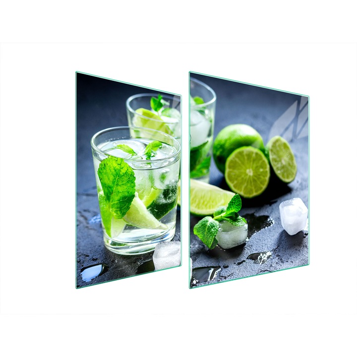 TMK ArtDeko 30x40x52 cm üveg főzőlap védő, modern design, könnyen tisztítható, többszínű