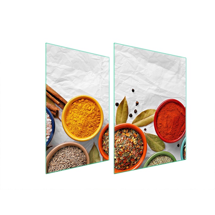 TMK ArtDeko üveg főzőlap védő, 30x40x52 cm, modern design, könnyen tisztítható, többszínű