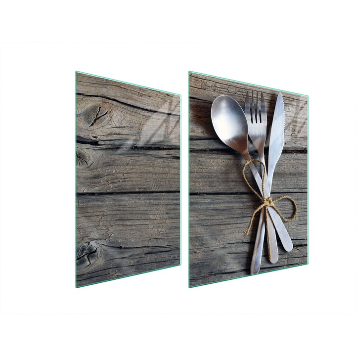 TMK ArtDeko üveg főzőlap védő, 30x40x52 cm, modern design, könnyen tisztítható