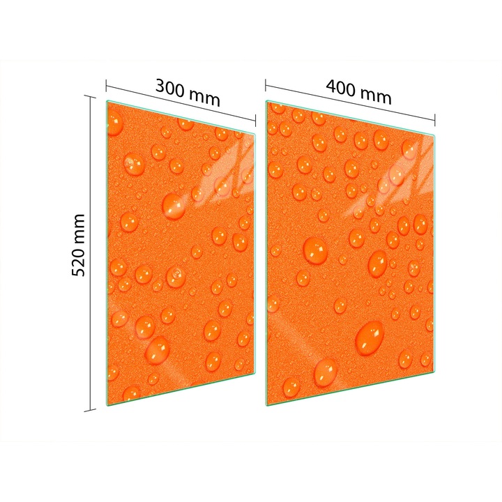 TMK ArtDeko üveg főzőlap védő, 30x40x52 cm, modern design, könnyen tisztítható