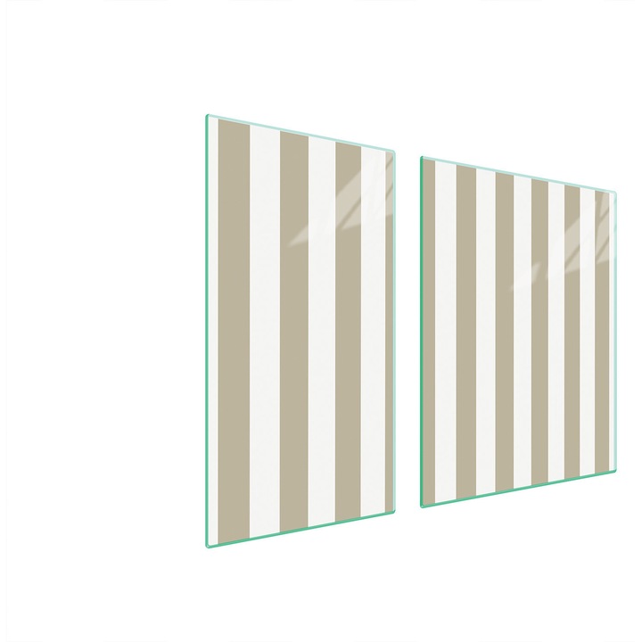 Üveg tűzhelyvédő 30x60x52 cm, TMK ArtDeko, modern design, könnyen tisztítható