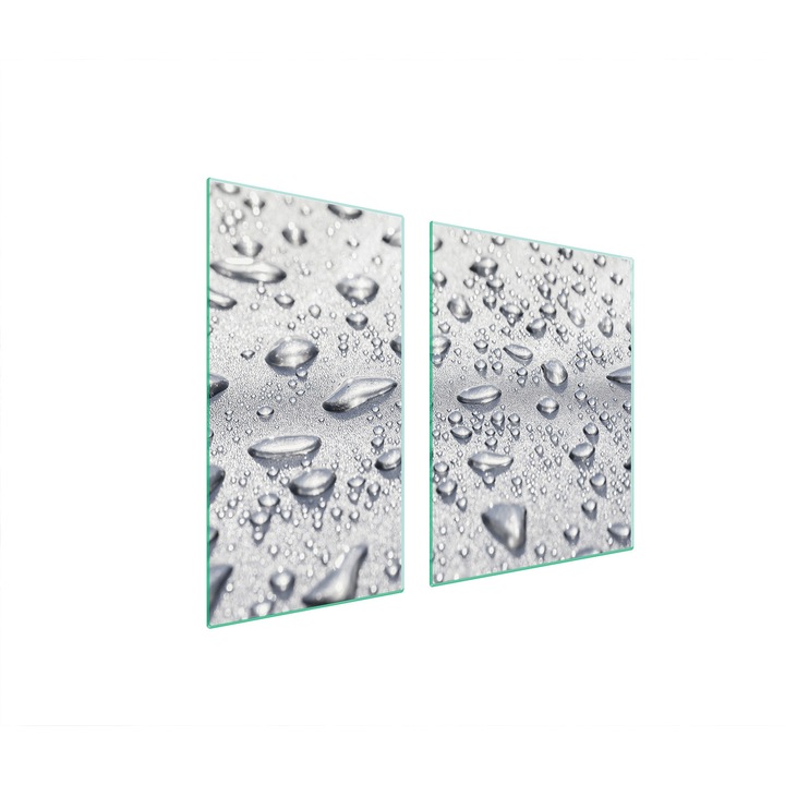 TMK ArtDeko üveg főzőlap védő, 30x60x52 cm, modern design, könnyen tisztítható