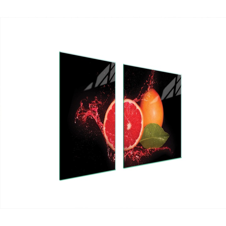 TMK ArtDeko üveg főzőlap védőlemez 30x60x52 cm, modern design, könnyen tisztítható, magas hőmérsékletnek ellenálló