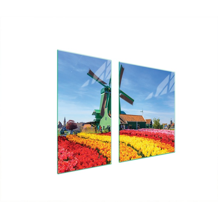 TMK ArtDeko üveg főzőlap védő, 30x60x52 cm, modern design, könnyen tisztítható