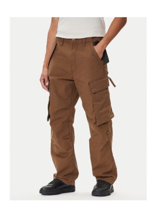 Pantaloni barbati, G Star Raw, R-3N D25224-D191, maro, W36-L34 US
