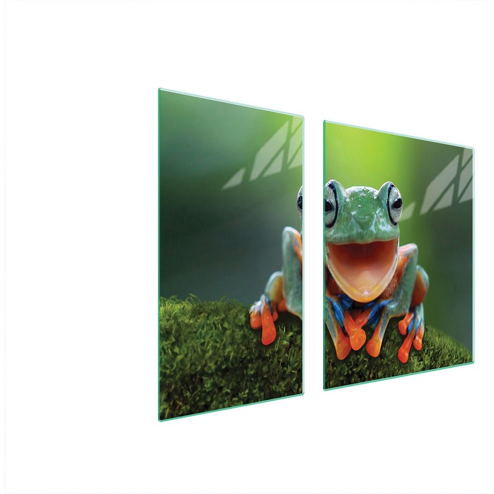 TMK ArtDeko 30x60x52 cm üveg főzőlapvédő, modern dizájn, magas hőmérsékletnek ellenálló, könnyen tisztítható