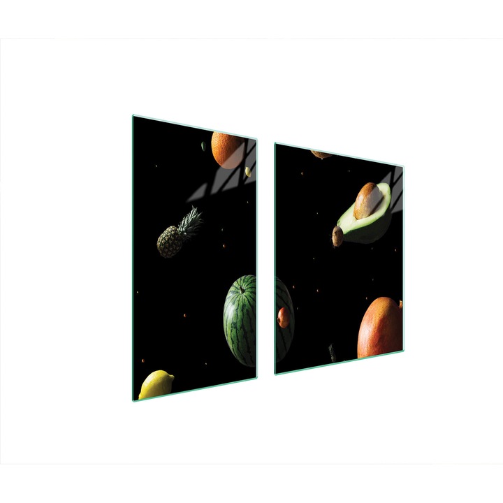 TMK ArtDeko üveg főzőlap védő, 30x60x52 cm, modern design, könnyen tisztítható, többszínű