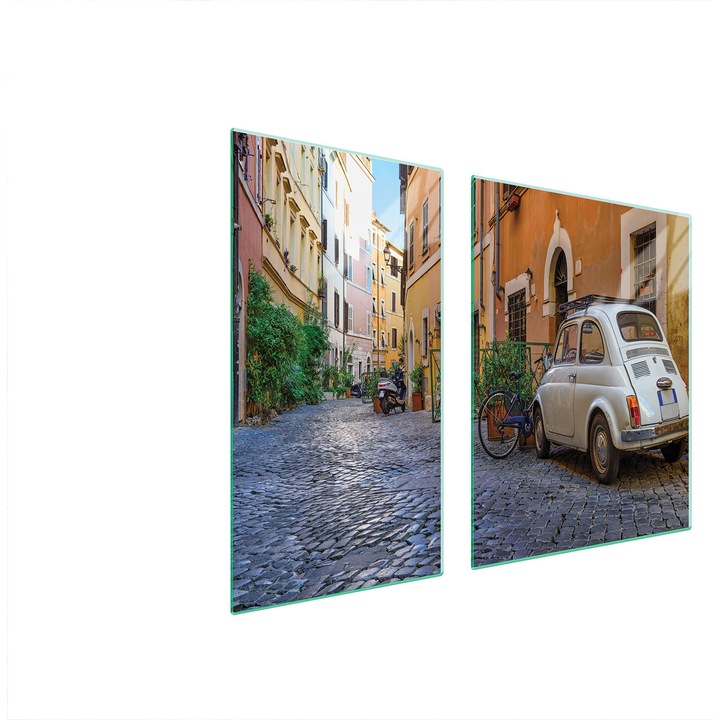 TMK ArtDeko 30x60x52 cm üveg főzőlapvédő, modern design, könnyen tisztítható