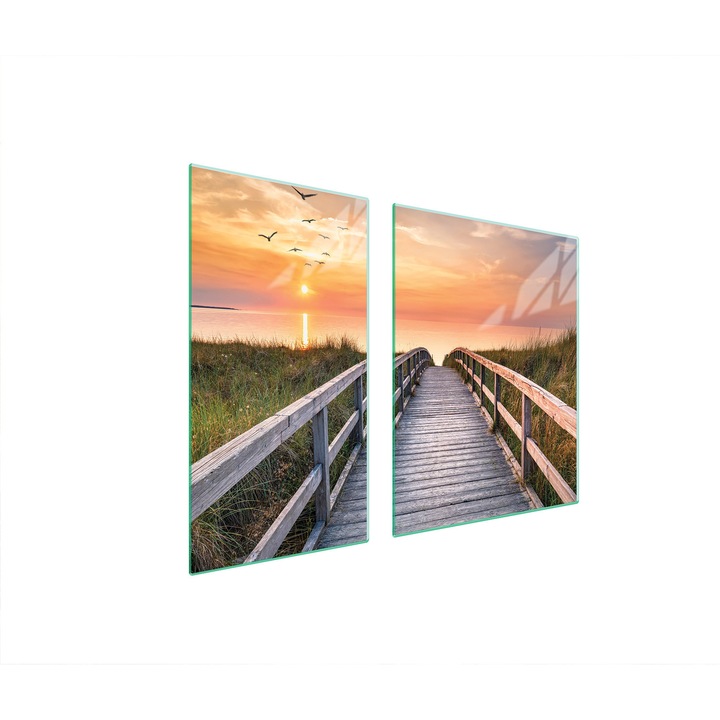 TMK ArtDeko üveg főzőlap védő, 30x60x52 cm, modern design, könnyen tisztítható
