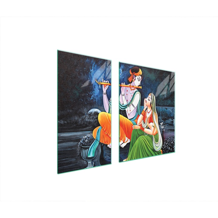 TMK ArtDeko üveg tűzhelyvédő lap, 30x60x52 cm, modern design, könnyen tisztítható