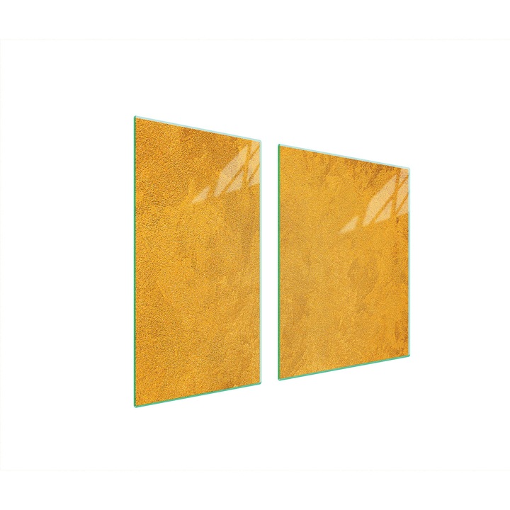 TMK ArtDeko üveg tűzhelyvédő lap, 30x60x52 cm, modern design, magas hőmérsékletnek ellenálló, többszínű