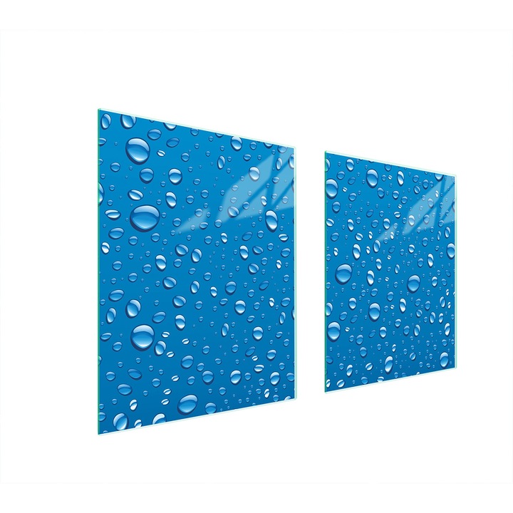 TMK ArtDeko üveg tűzhelyvédő lap, 40x45x52 cm, modern design, könnyen tisztítható