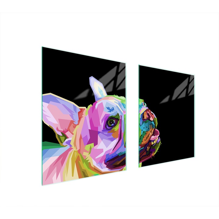 Стъклен предпазен плот за готварска печка TMK ArtDeko, 40x45x52 см, модерен дизайн, лесен за почистване