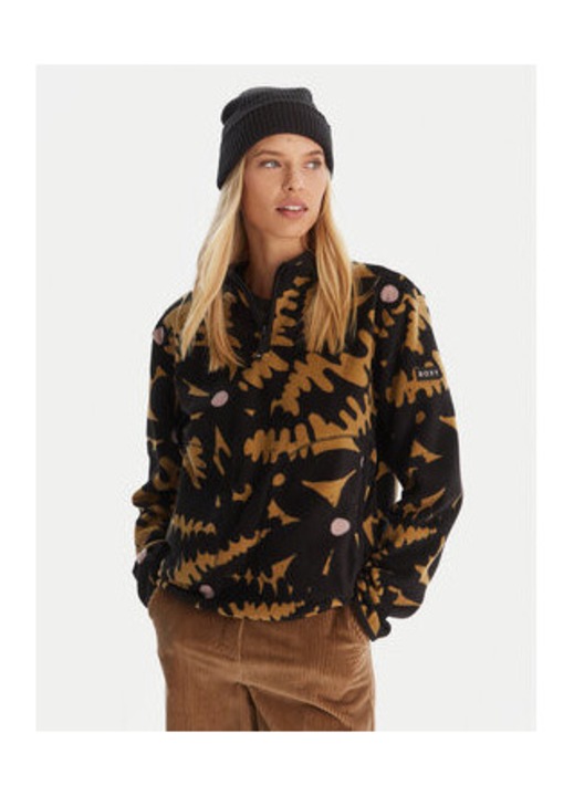 Bluza Roxy Moonrising, negru, material fleece, unisex, XS INTL