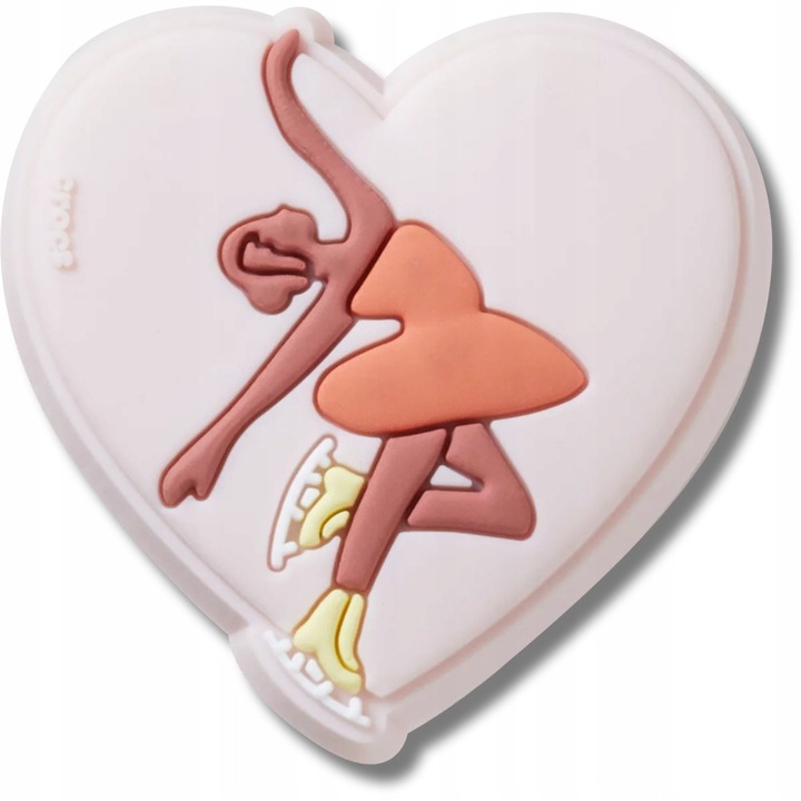 Crocs, Аксесоар за обувки Jibbitz, Фигурно пързаляне Layback Spin, 1 брой, Многоцветен