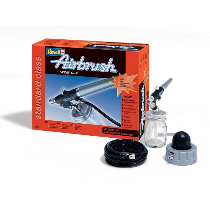 Комплект аерограф за боядисване, Revell, Standard Class