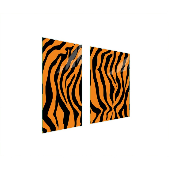 Üveg védőlap, TMK ArtDeko, 40x35x52cm, modern design, könnyen tisztítható